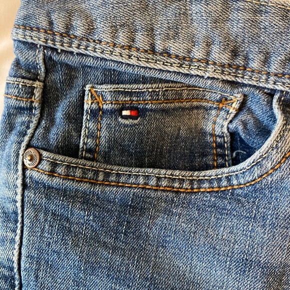 Tommy Hilfiger Spirit Crop Y2K Jeans Blue Size 10 - Picture 6 of 9